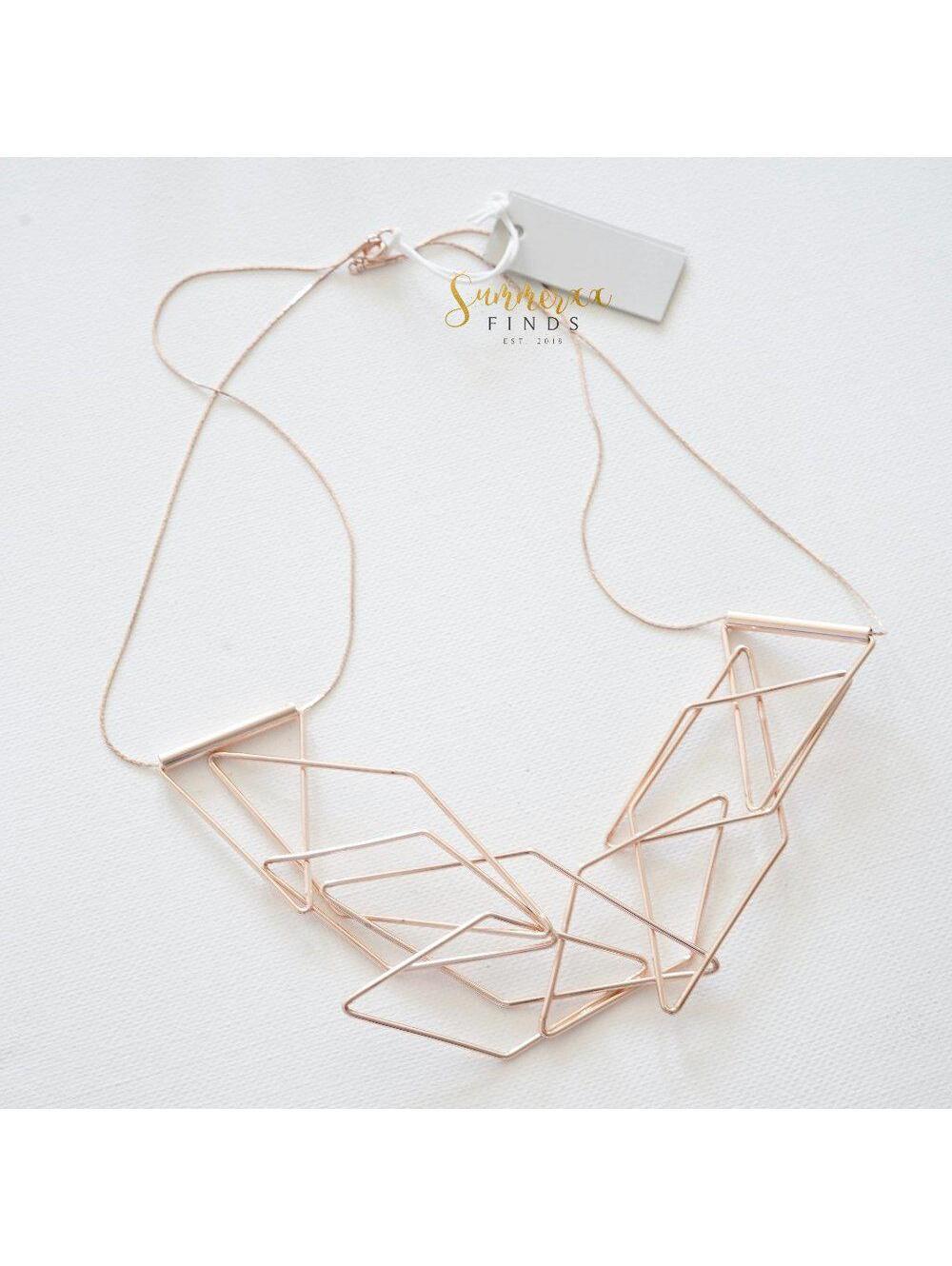 COS Shaped Metal Necklace